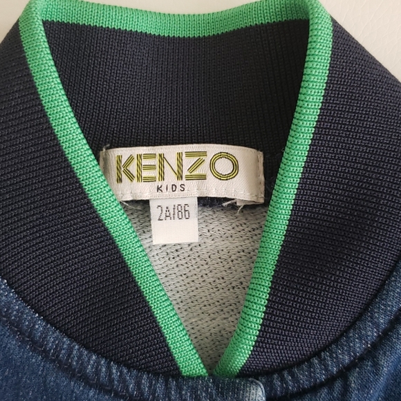 Kids 2 toddler Kenzo denim set short jacket - Picture 7 of 7